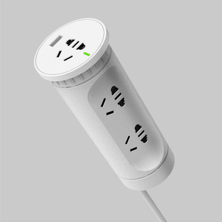 Mini Desk Power Strip--PAF202B